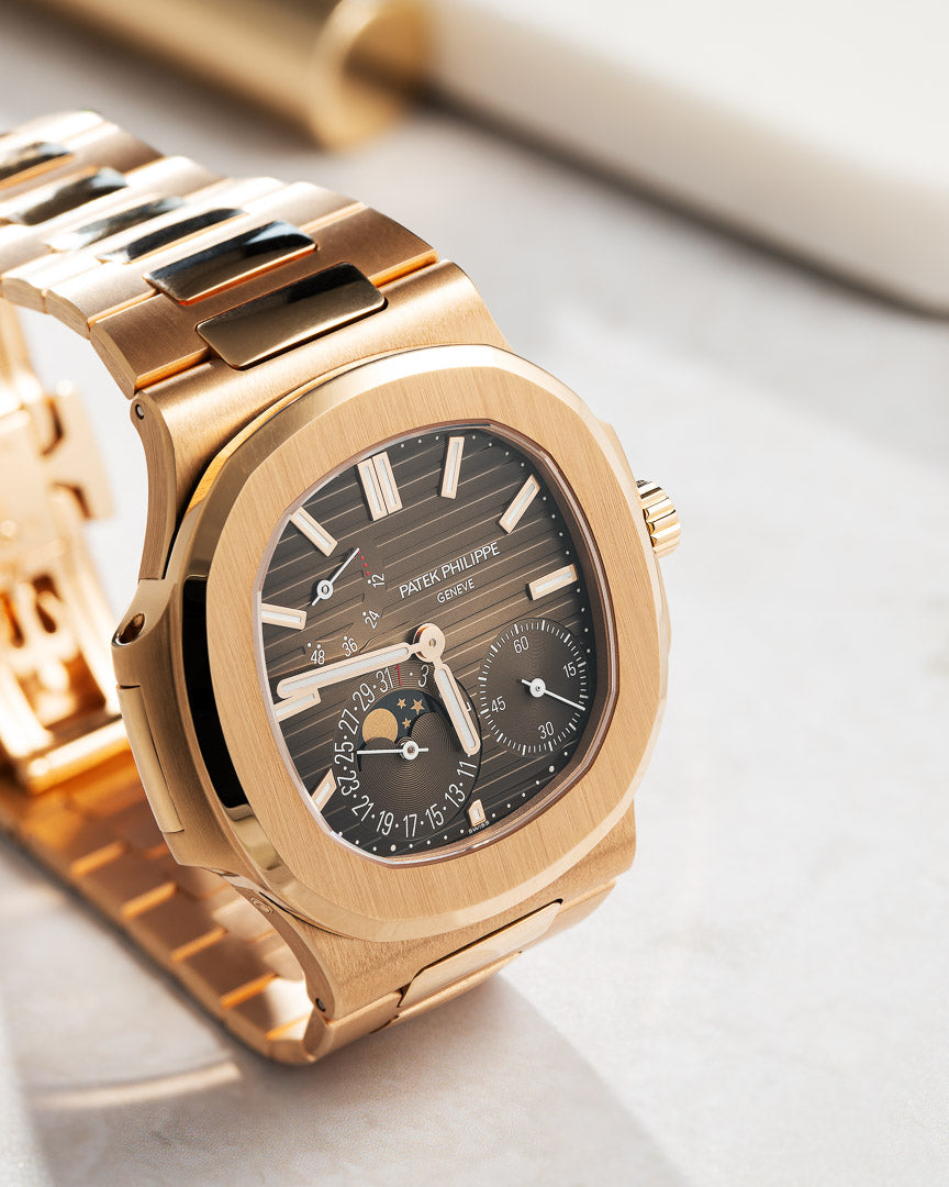 Patek philippe nautilus 5712 rose gold best sale