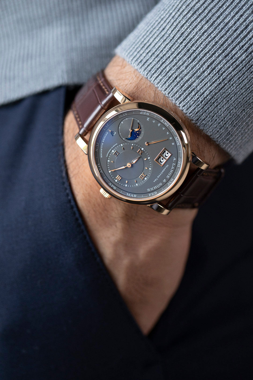 Lange 1 Pink Gold 'Perpetual Calendar' 345,033