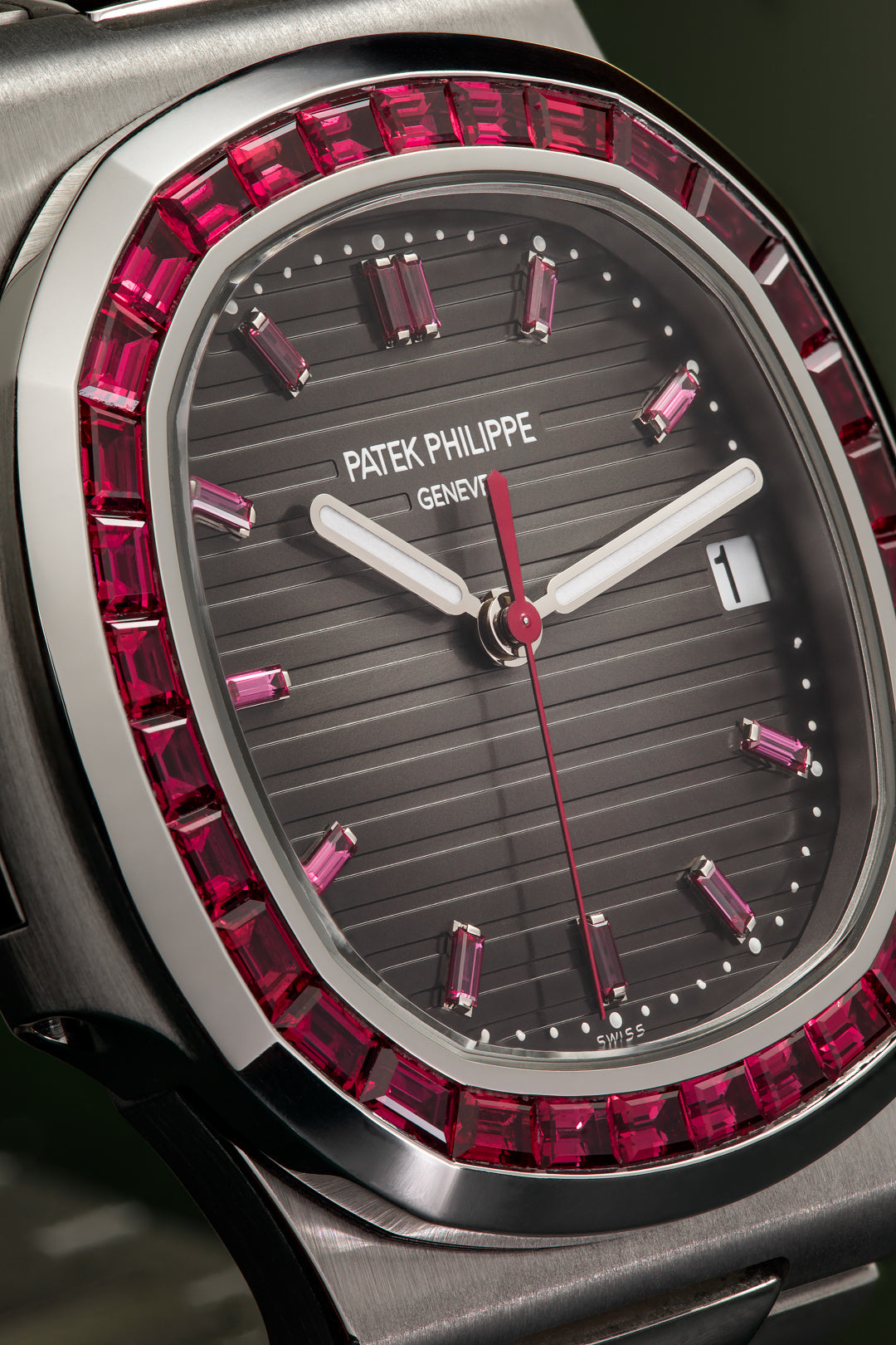 Patek Philippe Platinum Nautilus 'Ruby Set' 5711/112P
