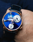 MB&F Legacy Machine Rose Gold 'Blue Dial' LM101